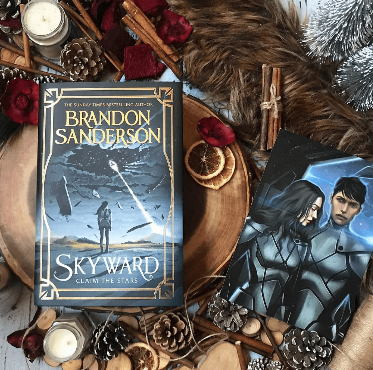 Fairyloot Skyward by Brandon Sanderson Yellow Sprayed Edges