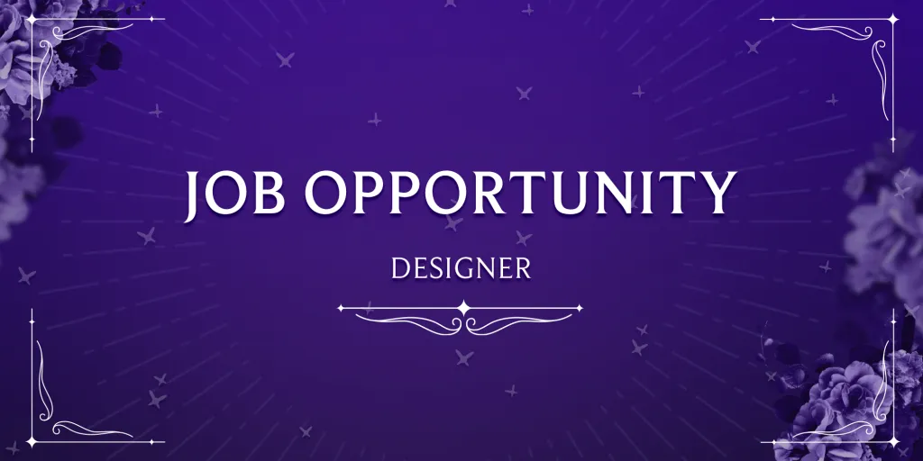 Job Opportunity: Designer